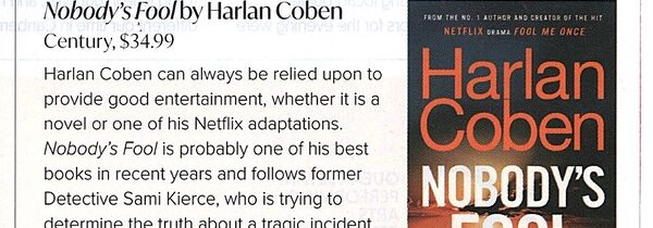 CANBERRA WEEKLY 3 APRIL 2025: NEW BOOKS BY HARLAN COBEN, MICHELLE PRAK AND SUSAN NEUHAUS