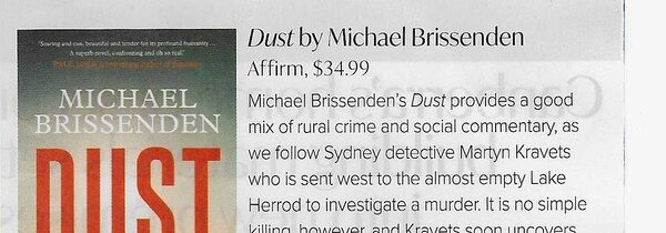 CANBERRA WEEKLY 2 OCTOBER 2025: NEW OUTBACK CRIME BY GARRY DISHER, ALEX DOOK and MICHAEL BRISSENDEN